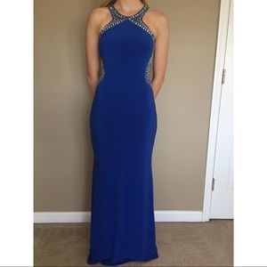 Blondie Nites Royal Blue Formal Dress